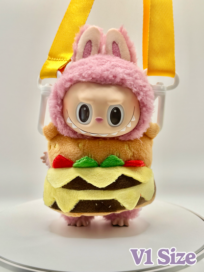 Hamburger Labubu Carry Bag
